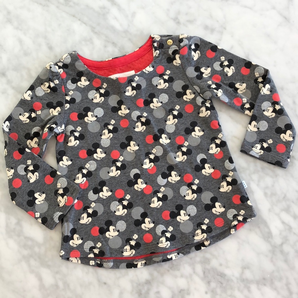 DISNEY LONG SLEEVE TOP GAP SIZE 3